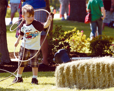 About 2,100 people attend Western-themed Kidsville